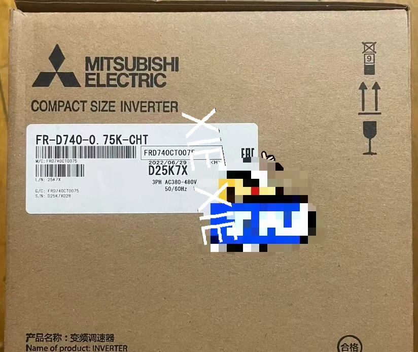 New MITSUBISHI FR-D740-0.75K-CHT Frequency converters shipping  Via Fedex or DHL - Image 1 of 1