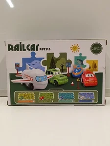 25PCS RAIL Car Kids Car Track Set, Dinosaur Jigsaw Puzzle Racer Car Track Set... - Picture 1 of 7