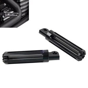 1 Pair Male Mount Foot Pegs Footrests For Harley Touring Sportster Softail Dyna - Picture 1 of 10