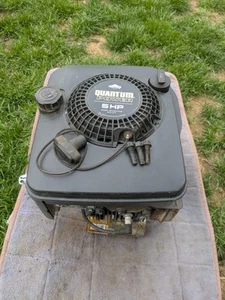 Quantum Power 5 HP Briggs & Stratton 124782-3130-01 Engine W/ Side Drive Pulley  - Picture 1 of 11