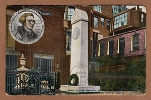 John Hancock Grave Sons of Liberty Boston Massachusetts 1911 DB Postcard - Picture 1 of 2