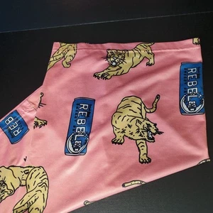 Dutch Bros Coffee Neck Gaiter - Rebel with Tigers Peachy Pink Advertising Promo - Picture 1 of 6