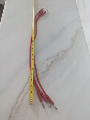 Cable de instrumento recto a recto macho torbellino 3 - naranja de 2 pies Foto 1 de 4