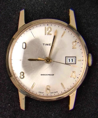 Timex Gold-Tone Men's Hand-Wind Vintage Watch -- Spares/Repairs - Image 1 of 3