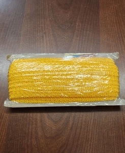 Conso 1/2" Scroll Style Braid Gimp Trim. Color "Flag Gold". 9940 D13 36yds - Picture 1 of 1