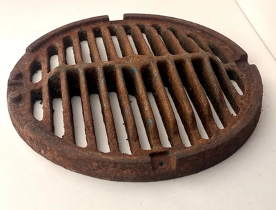 Rejilla de drenaje redonda plana Zurn de hierro fundido tapa/cubierta de limpieza 8" Foto 1 de 4