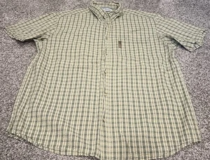 Camisa polo a cuadros con botones Columbia Sports Wear Company talla grande L para hombre - Imagen 1 de 2