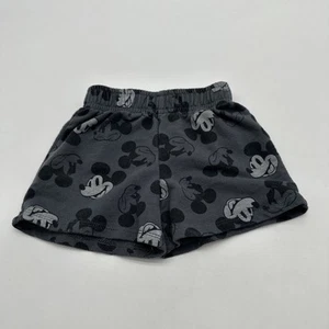Disney Junior Mickey Shorts Toddler Boy Size 18M Gray Logo Aop …#26874 - Picture 1 of 8