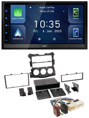 JVC DAB Bluetooth MP3 USB 2DIN Autoradio für Nissan 370Z Coupe Roadster ab 10 - Bild 1 von 4