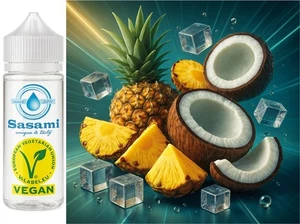 Piña Ice Colada - Ananas Kokos Ice Aroma Konzentrat - Vegan - Sasami - 100ml - Picture 1 of 1