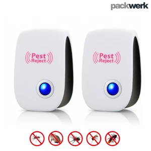 2 Stück Ultraschall Insektenvertreiber Milbenschreck Mücken Schutz chemielos! - Bild 1 von 4