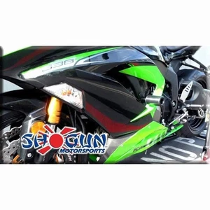 Kawasaki ZX6R 2013-2018 Shogun No Cut Frame Sliders - Picture 1 of 1