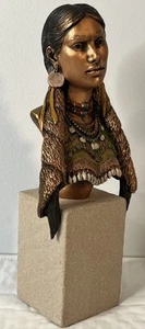Sacajawea Native American Legends Bronze Büste C A Pardell 1995 Limited Edition - Bild 1 von 10