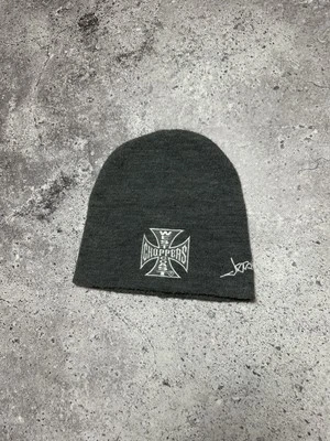 De Colección West Coast Choppers Gorro Negro Escritura Cruzada Tejido Calavera Gorra Sombrero Motocicleta  Foto 1 de 4