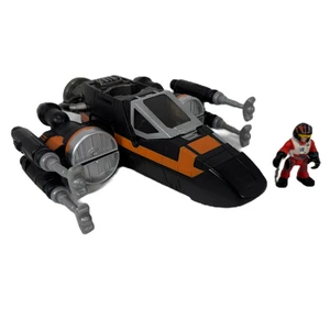Playskool Galactic Heroes Star Wars Poe's X-Wing Fighter with Poe Dameron Hasbro - Picture 1 of 24