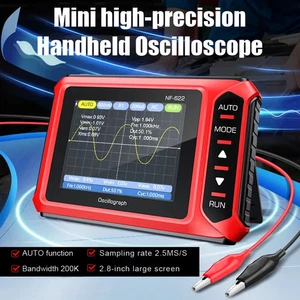 Mini osciloscopio portátil de alta precisión con función automática de dígitos 2,5 MS/s 1 KHZ 200K - Imagen 1 de 11
