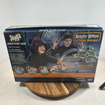 Angry Birds Star Wars Jenga Death Star Game NEW Open Box w Sealed Complete Parts - Image 1 of 4