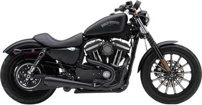 Cobra El Diablo 4" Exhaust Harley Sportster 2014-2021 Black Pipe - Image 1 of 2