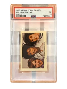 Jimi Hendrix Experience 1968 Stora Popbildersen Type 5 PSA 5 - Bild 1 von 2