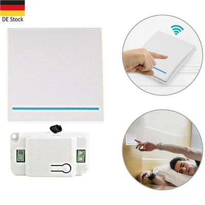 240V Mini Funk Empfänger 433mhz Funkschalter System Wandschalter Lichtschalter - Bild 1 von 4