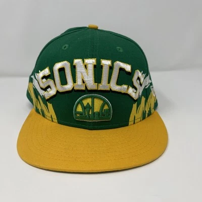 NBA Seattle Supersonics New Era Hardwood Classics Snapback Hat  Foto 1 de 4