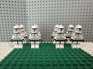 Custom LEGO Star Wars Clone Trooper Phase 1 Lot (8) - Picture 1 of 7