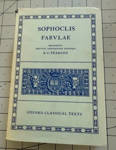 Sophoclis Fabvlae Oxford Classical Texts HC DJ - Picture 1 of 10