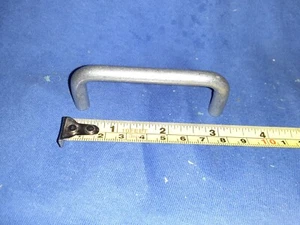 Vintage STAINLESS STEEL drawer pull cabinet handles hardware 3 inch pattern - Picture 1 of 1