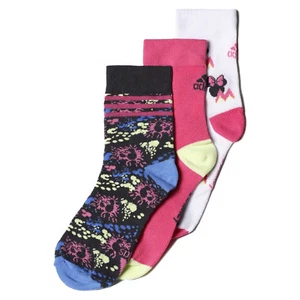adidas Disney Minnie Kids 3PP [size 23 - 30] 3-Pack Socks S14689 & - Picture 1 of 1
