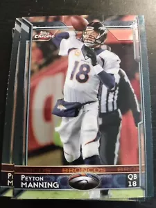 Peyton Manning 2015 Topps Chrom 100 Denver Broncos weich & hartärmelig - Bild 1 von 8