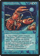 Homarid Shaman Fallen Empires PLD Blue Rare MAGIC THE GATHERING CARD ABUGames