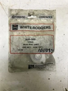 White-Rodgers 3L01-200 Fixed Snap Disc Limit Control Open 200℉ Close 160℉ - Picture 1 of 2