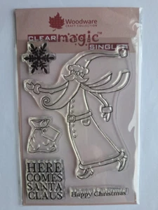 Woodware Craft Collection - 'Long Tall Santa' - Clear Stamp Set - Picture 1 of 2