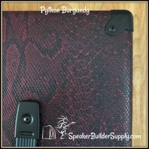 Modello pelle di serpente borgogna tolex ~ 18" LARGHEZZA (per anno) - Foto 1 di 1