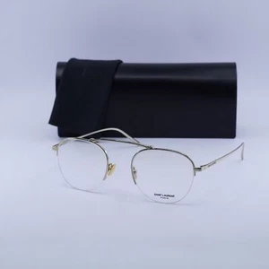 Saint Laurent SL576 002 Oro Brillante 51mm Anteojos Nuevos Auténticos - Imagen 1 de 7
