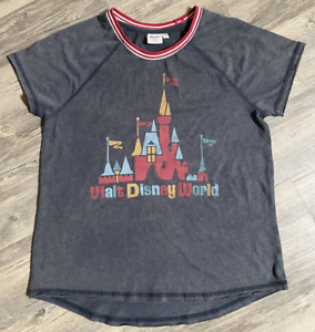 T-Shirt Junk Food x Disney Parks Forever Walt Disney World Castle Damen klein
