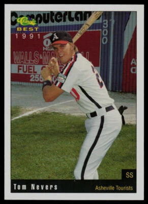 1991 Classic Best Tom Nevers Asheville Tourists - Image 1 of 2
