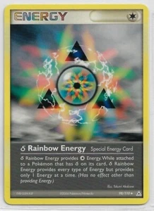 POKEMON EX Holon Phantoms NM UNC NON-holo Special #98 delta RAINBOW ENERGY card - Picture 1 of 1