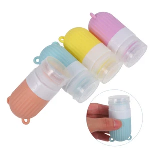 Bottiglie dispenser crema da viaggio 4 pezzi portatili per trucco spremuto flaconi - Foto 1 di 12