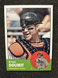 Béisbol Ryan Doumit #159 2012 Topps Heritage QTY Mellizos de Minnesota - Imagen 1 de 2