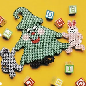 Colgante de pared para bebé Forest Friends - 7 unidades - patrón de lona de plástico SOLAMENTE - Imagen 1 de 2