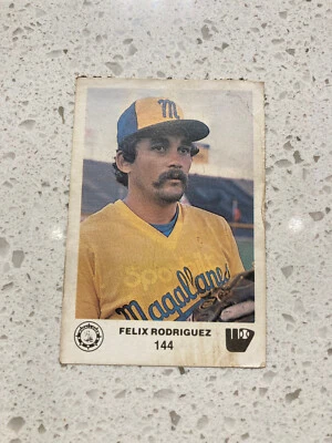 1981-82 Venezuelan Winter League Sticker Felix Rodriguez Valencia #144 - Image 1 of 2