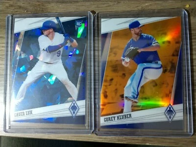 2020 Chronicles Phoenix Corey Kluber FOTL NEON ORANGE/17 & Gavin Lux RC 蓝色 /99 — 第 1/4 张图片