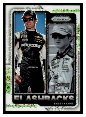 2021 Panini Prizm White Sparkle #72 Kasey Kahne Flashbacks SSP (ref 73377) - Image 1 of 2