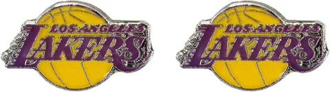 LOS ANGELES LAKERS TEAM POST STUD EARRINGS Cover