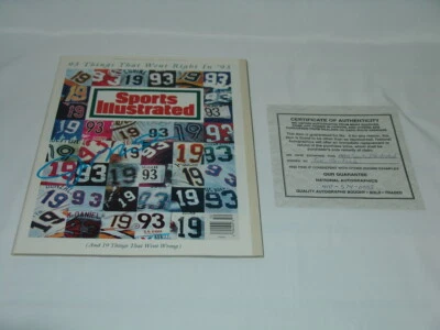 Joe Montana Autografiado Sports Illustrated - Kansas City Chiefs con Certificado de Autenticidad Foto 1 de 3