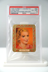 Vintage 1936 LIANE HAID Garbaty Tobacco Card #95 PSA 6 EX-MT