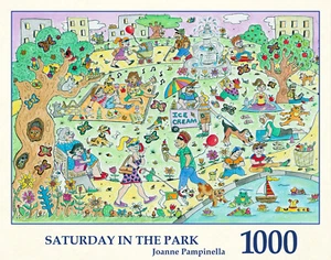 Puzzle Tau - 1000 pezzi taglio casuale - sabato nel parco - Foto 1 di 3