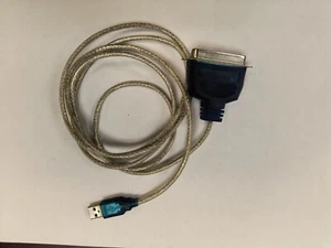 6 Ft Usb To Parallel Printer Adapter M/m Usb To IEEE 1284 Centronics - Picture 1 of 1