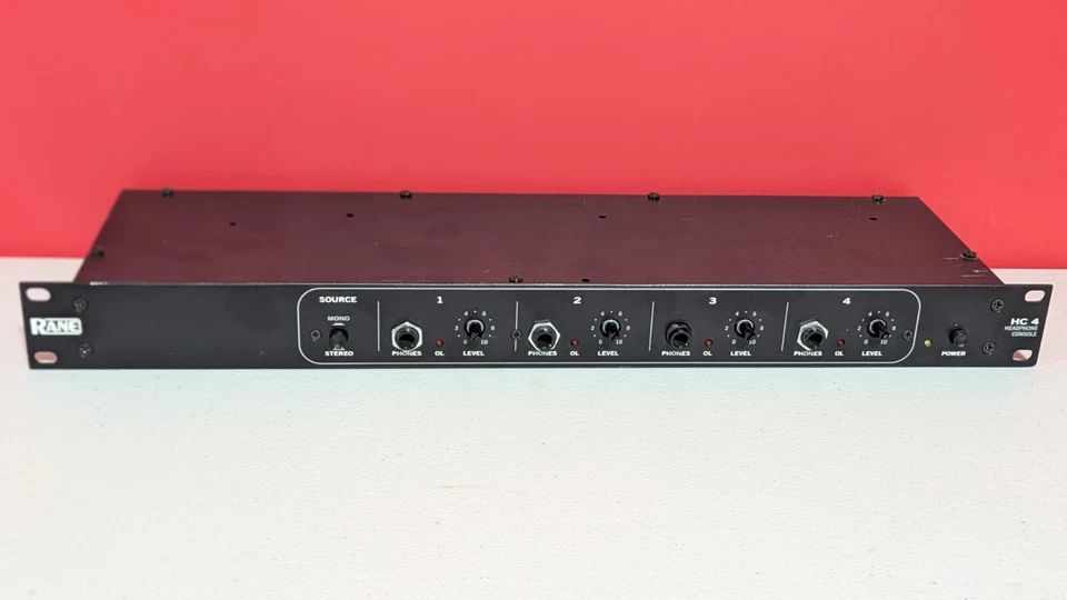 RANE HC-4 : 4-Channel Headphone Console Amplifier No Power Cord | Unit #3 - Image 1 of 4